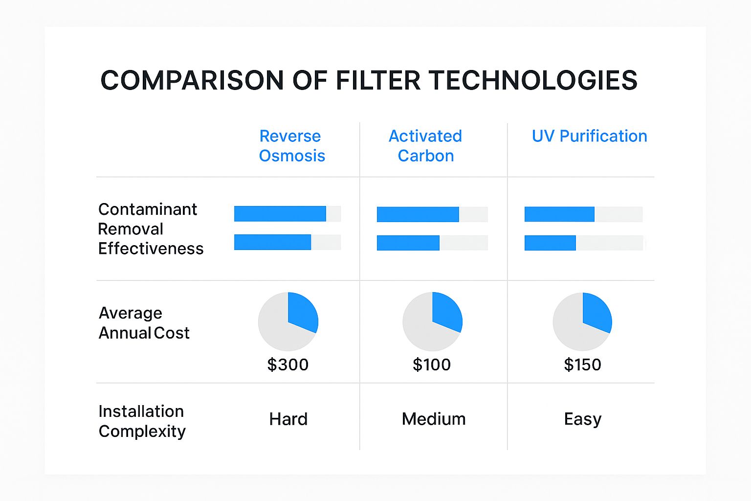Infographic about best water filter for home