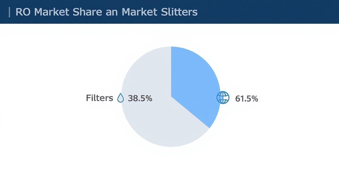 Infographic about reverse osmosis water filter vs carbon filter