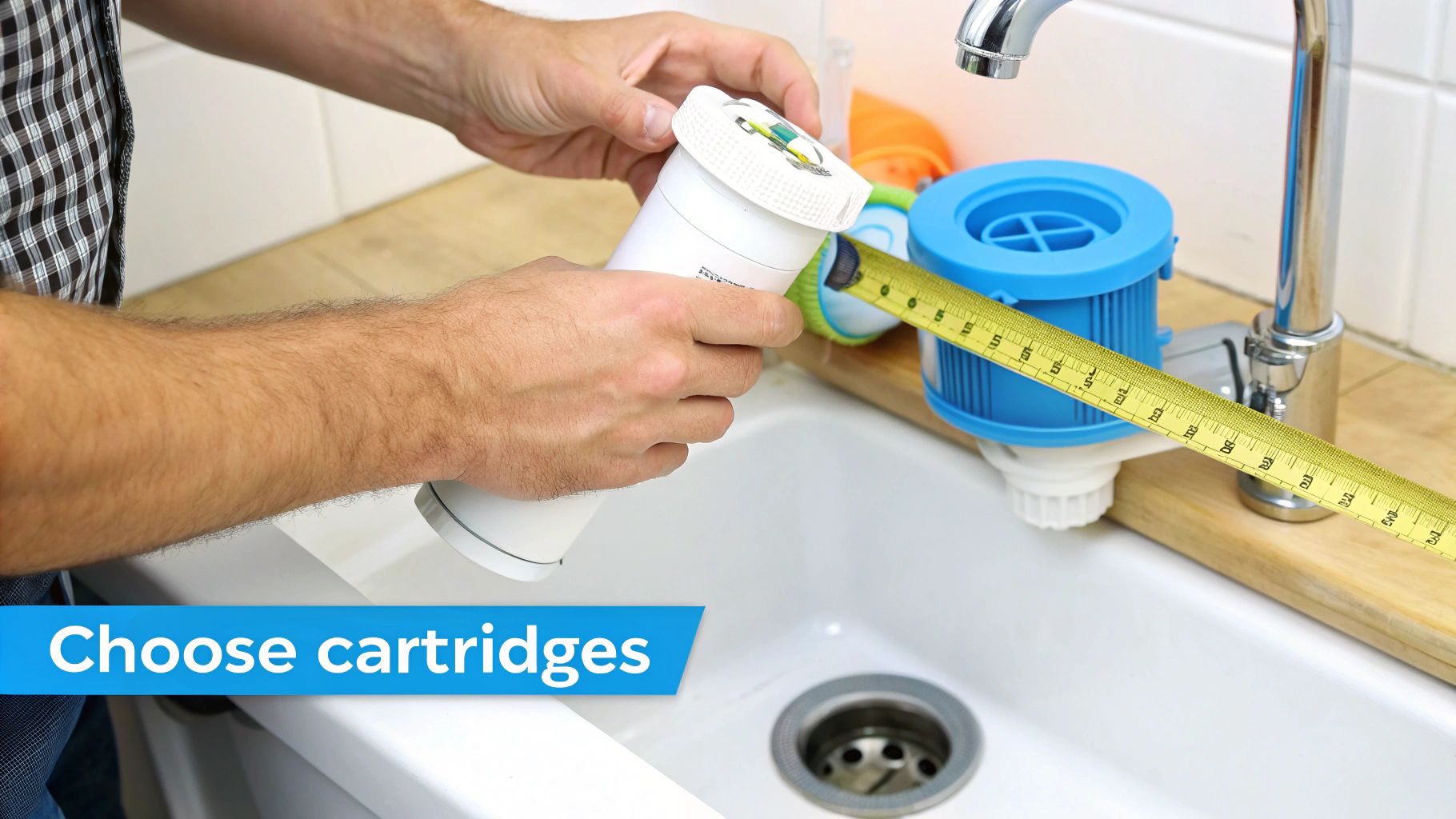 Replacement filter cartridges and tools