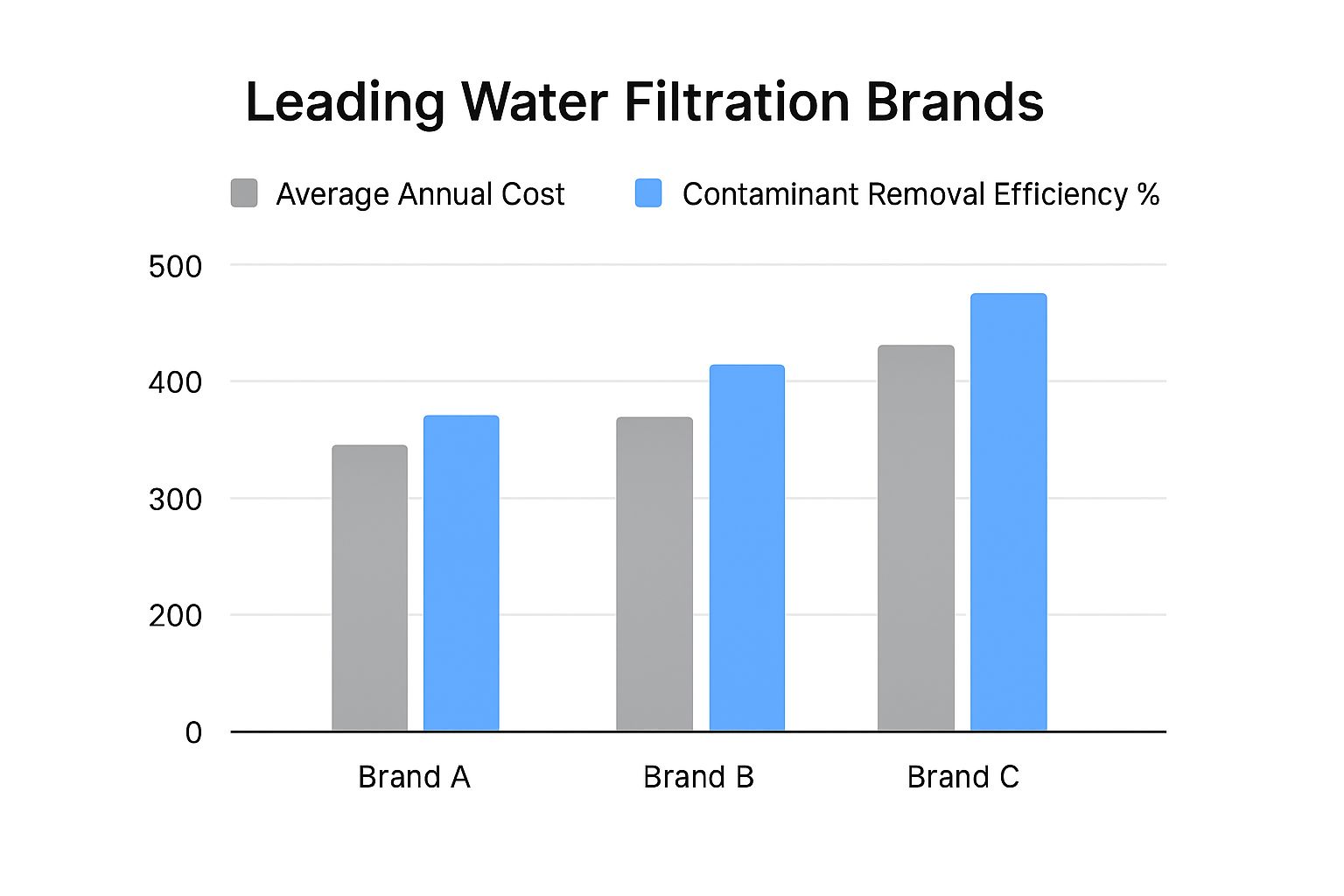 Infographic about water filtration system reviews