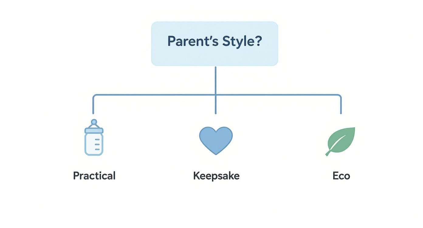 Infographic about baby shower gift ideas australia