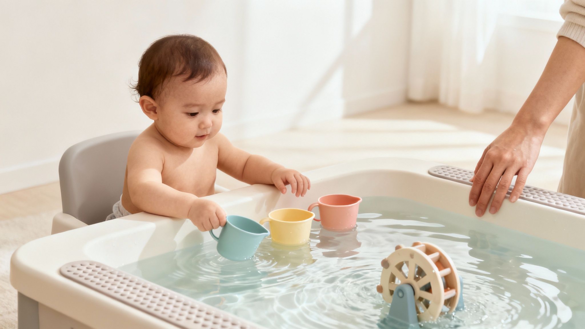 Sensory Water Tables with Shallow Basins