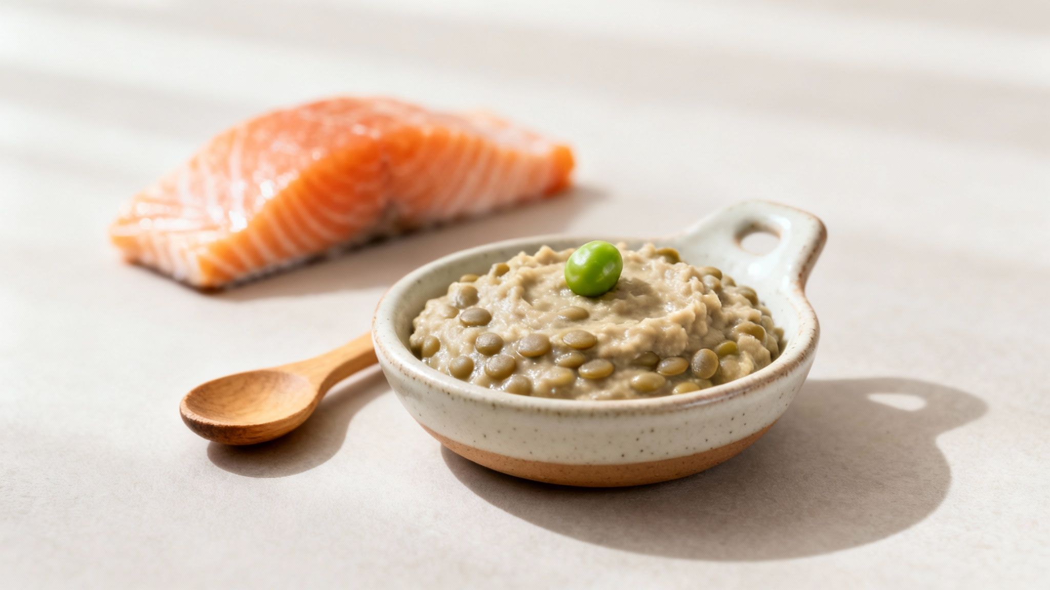 Protein-Rich Foods (Meat, Fish, and Legume Purees)