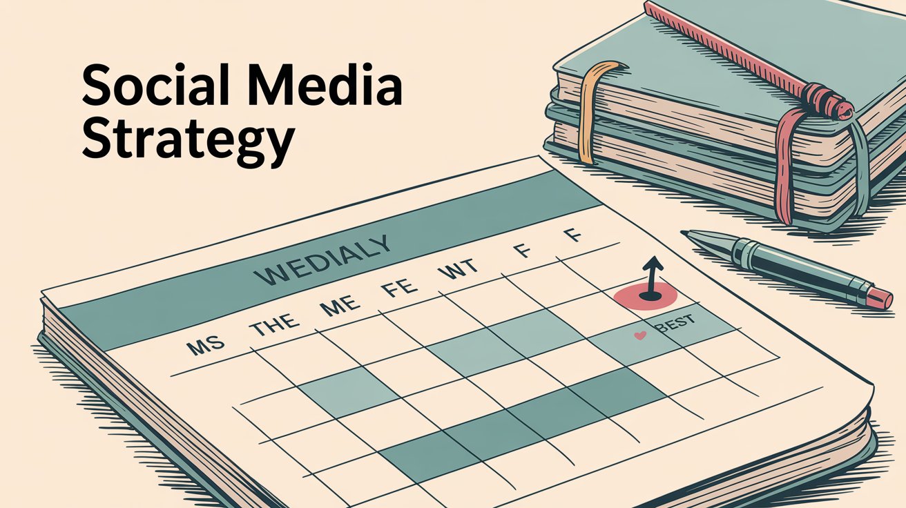 Weekly calendar highlighting Wednesday, Thursday, and Tuesday as best days for Facebook Reels posting