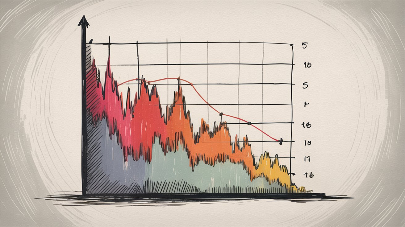 Watch time retention graph showing how viewer attention drops over video duration