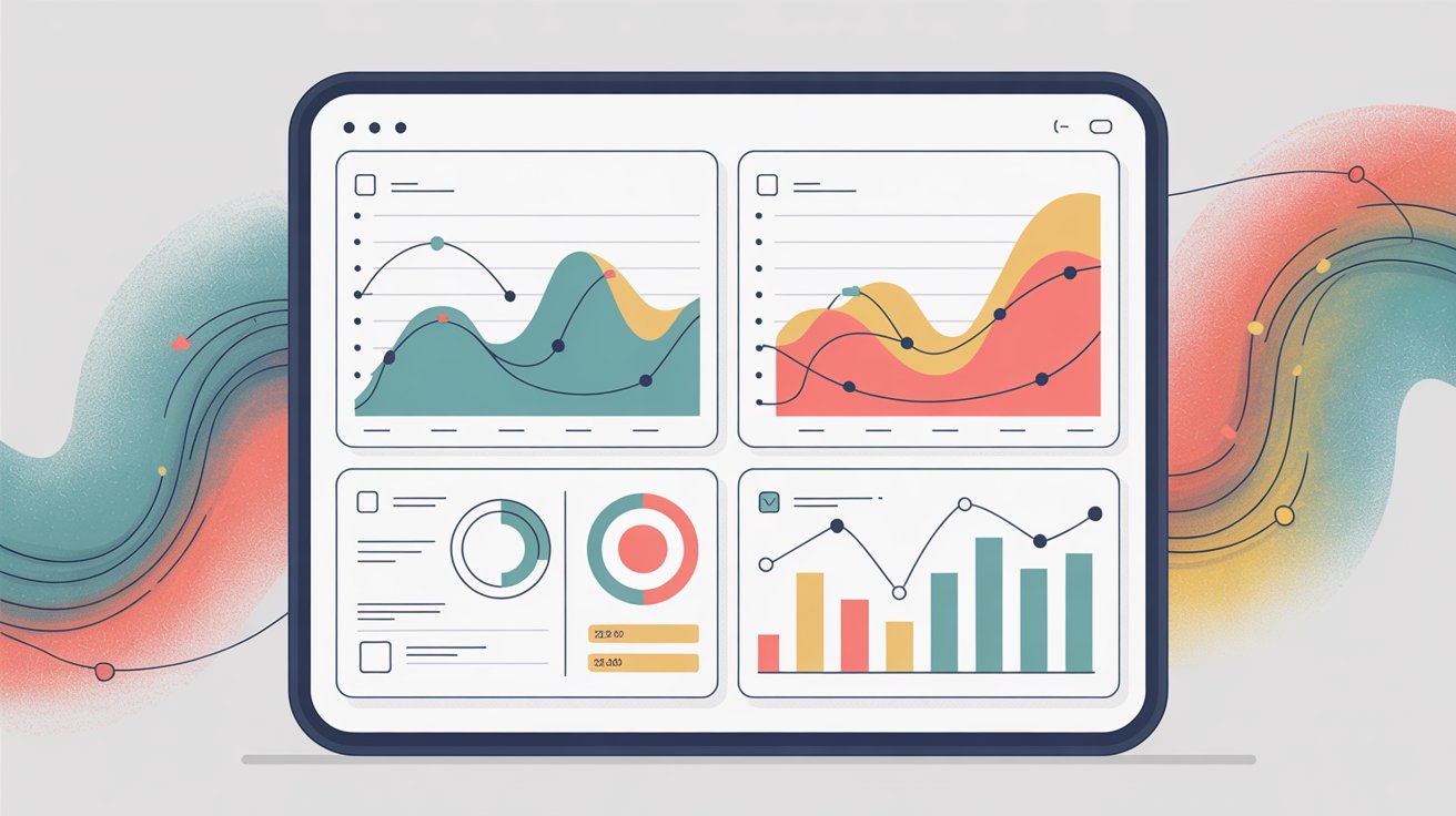 Instagram analytics dashboard showing various metrics and data visualizations for tracking posting performance