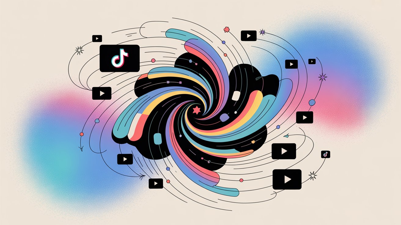 TikTok For You Page algorithm distributing content to viewers based on engagement signals