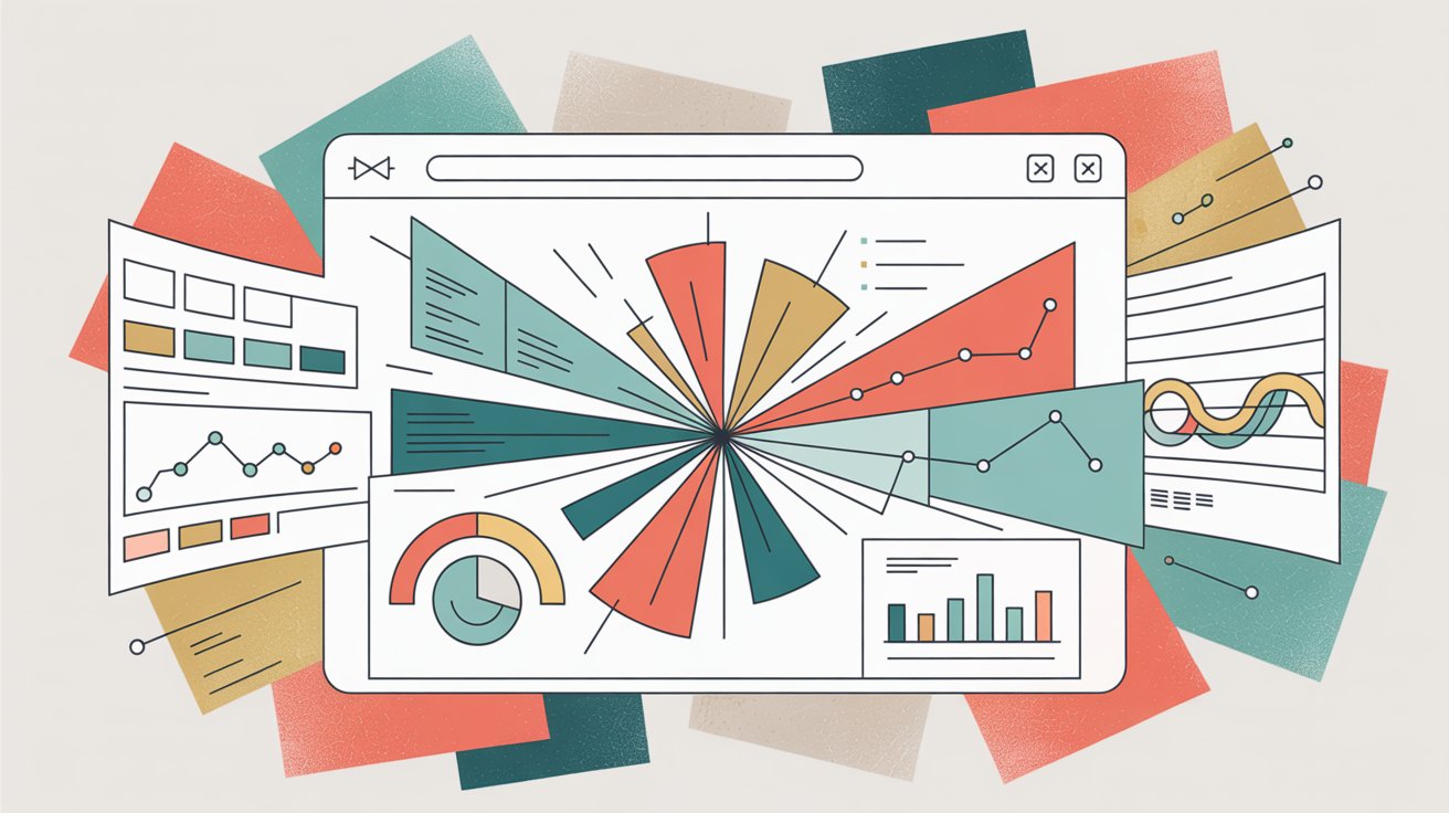 Analytics dashboard showing cross-platform influencer performance metrics with multiple data visualization panels