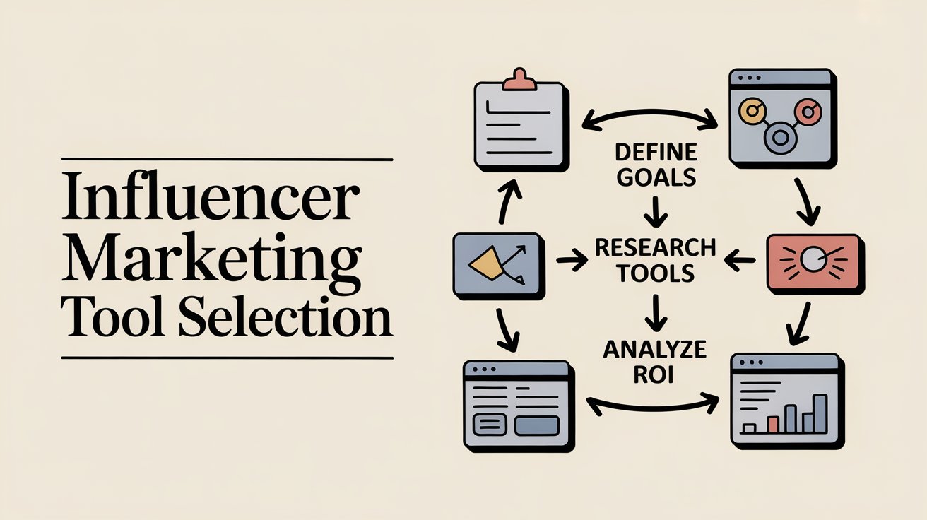 Decision framework for choosing the right influencer marketing tool based on evaluation criteria