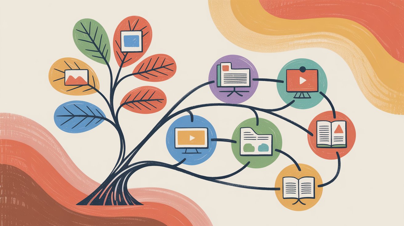 Content repurposing workflow transforming long-form videos into multiple social media assets and formats