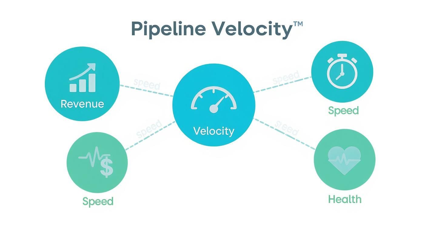 Infographic about pipeline velocity