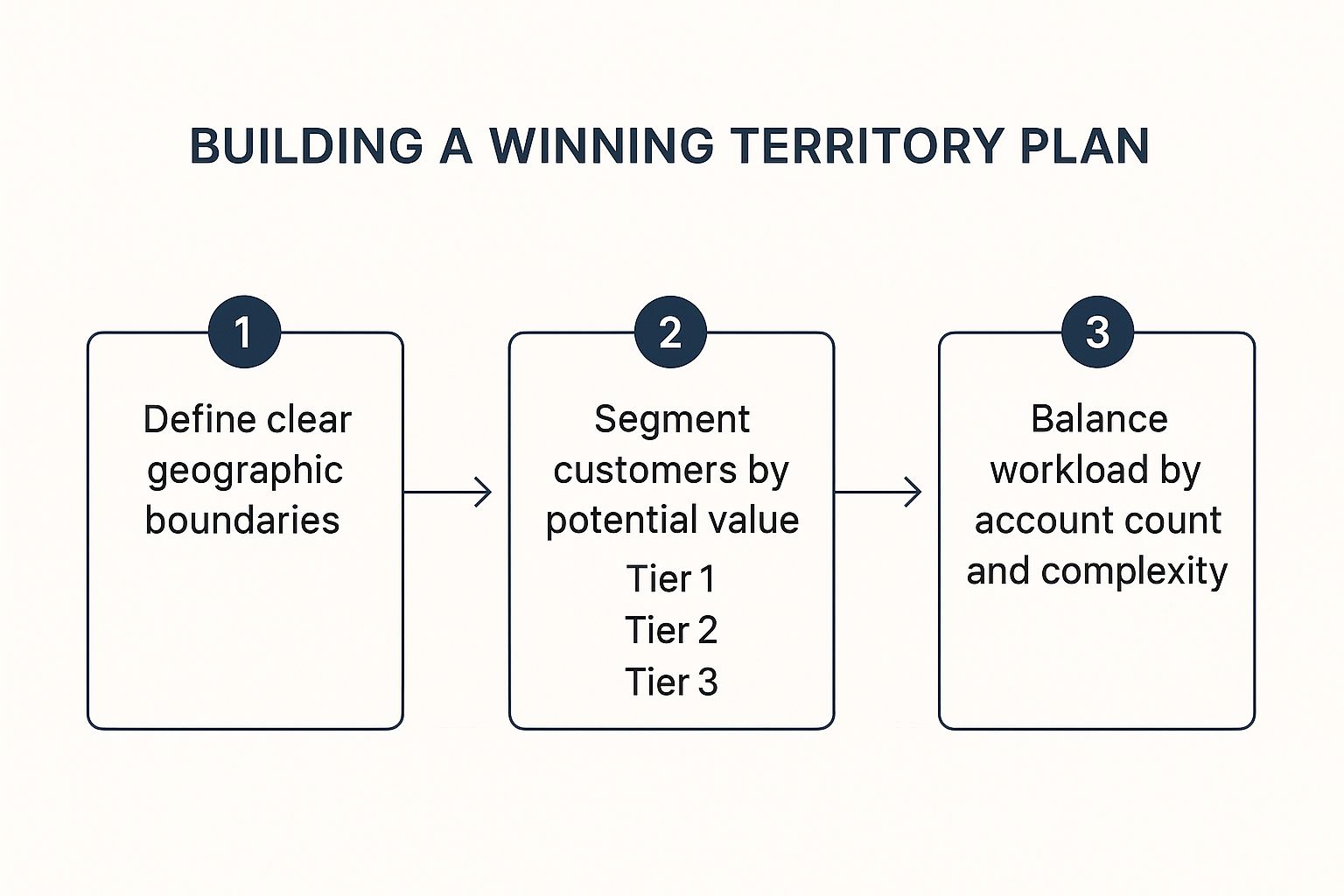 Infographic about sales territory management