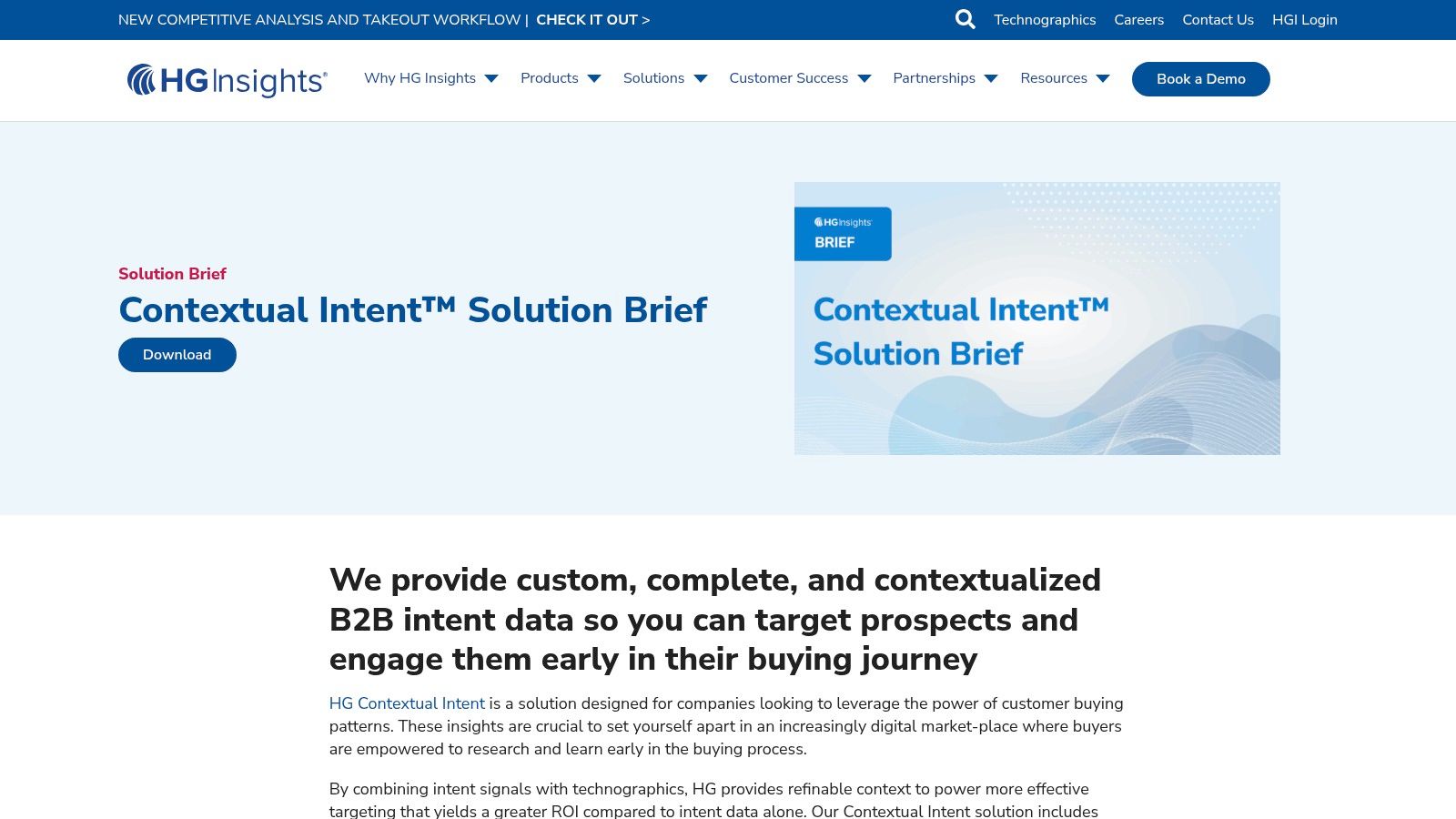 HG Insights (Contextual Intent)