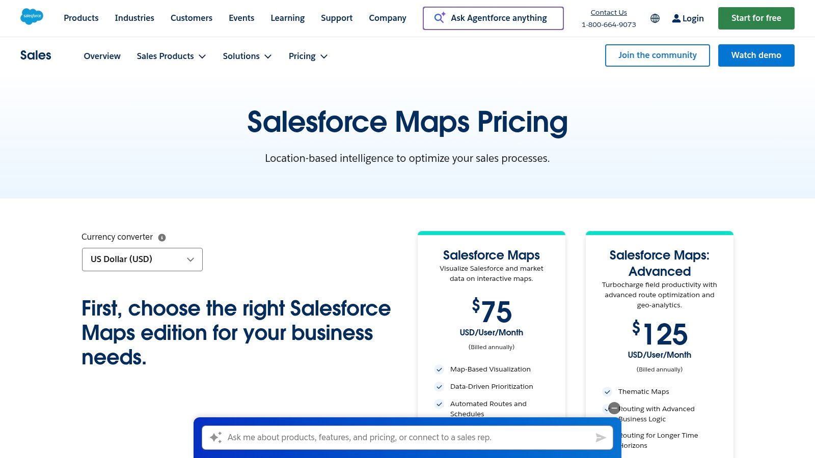 Salesforce Maps and Sales Planning (Territory Planning)