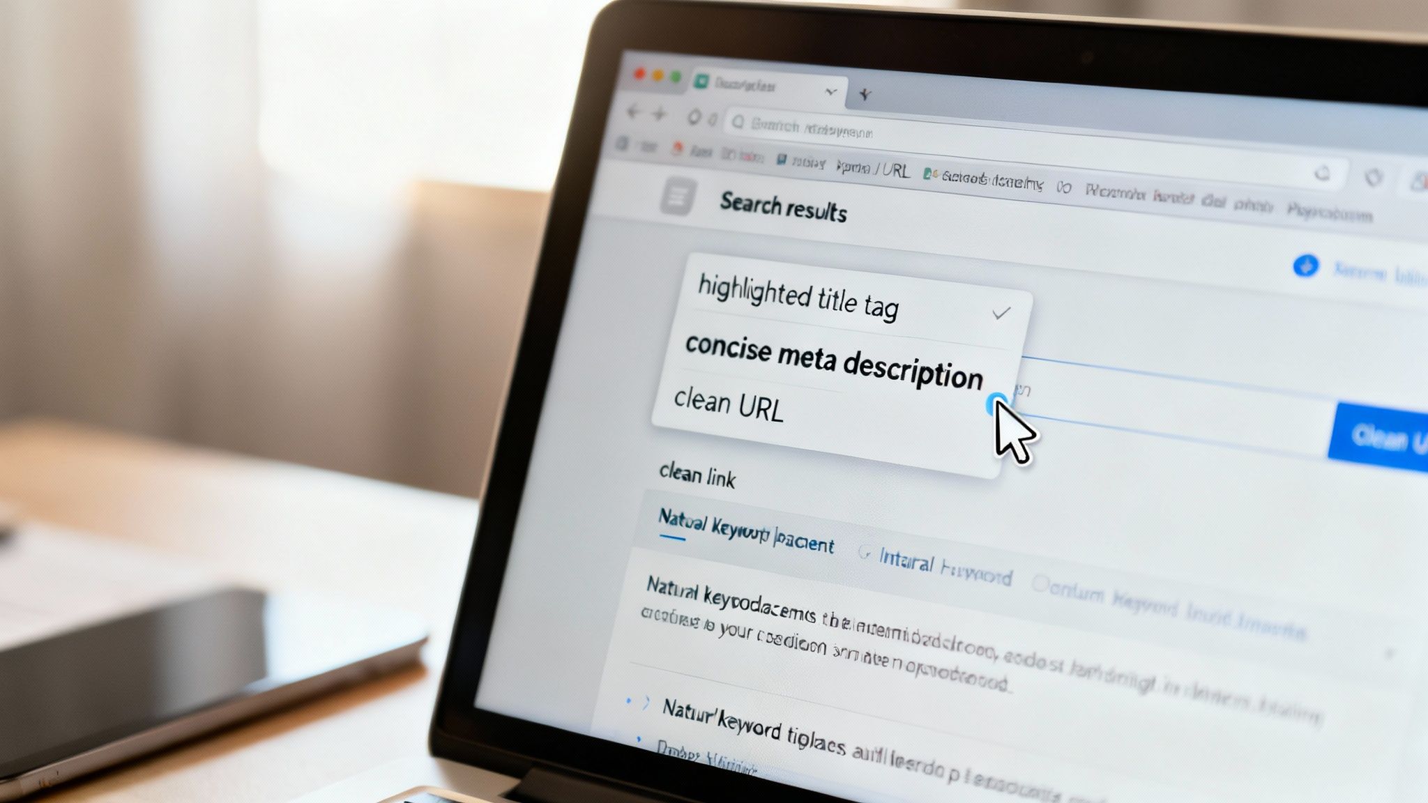A person fine-tuning settings on a digital dashboard, symbolizing on-page SEO optimization.