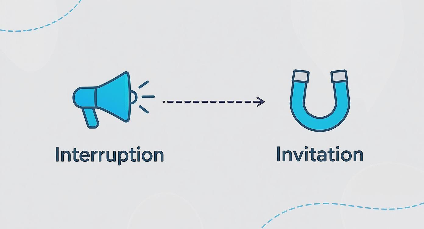 Infographic about inbound marketing lead generation