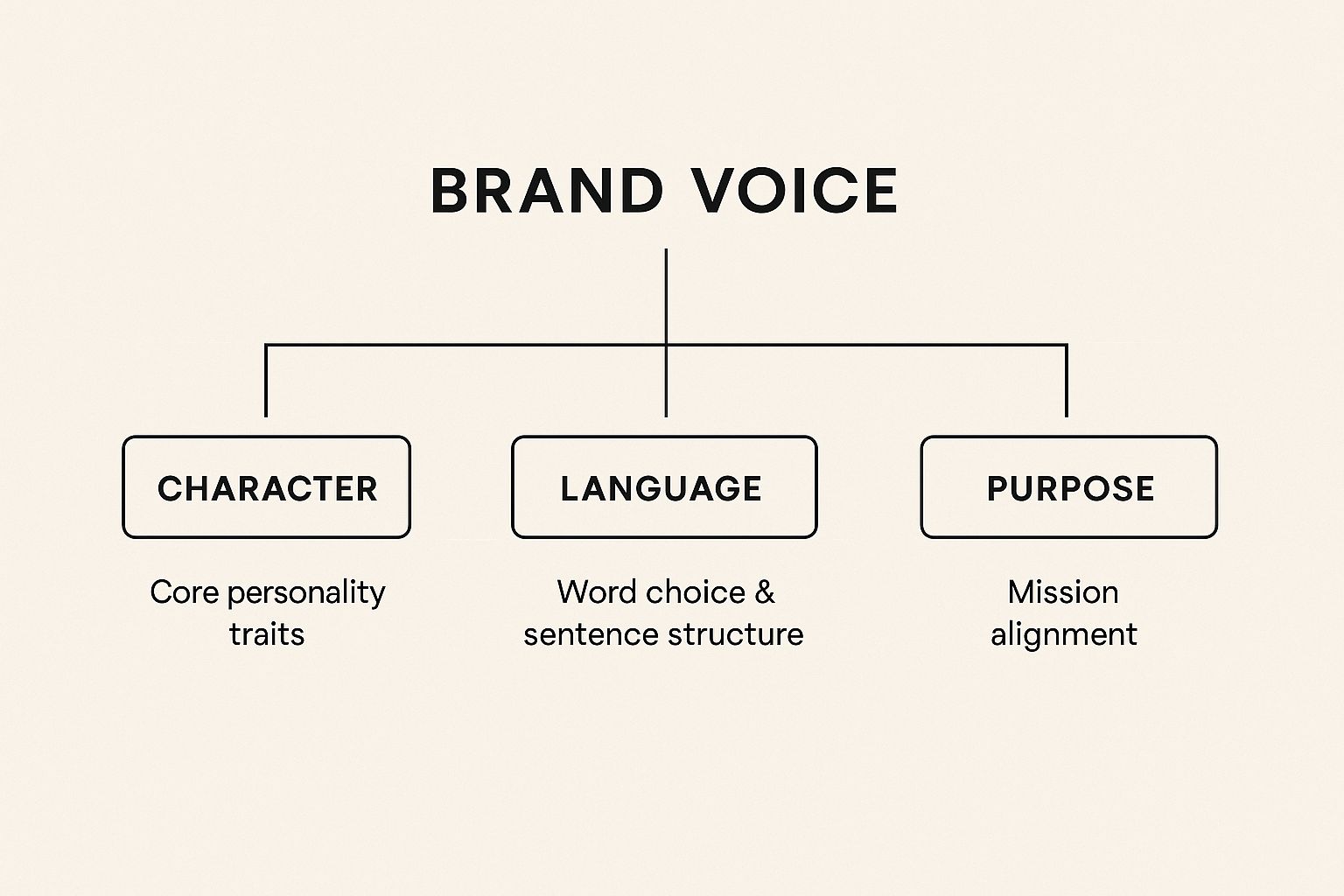Infographic about what is brand voice