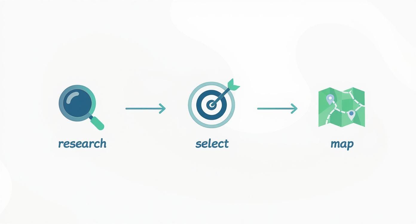 Infographic about how many keywords seo per page