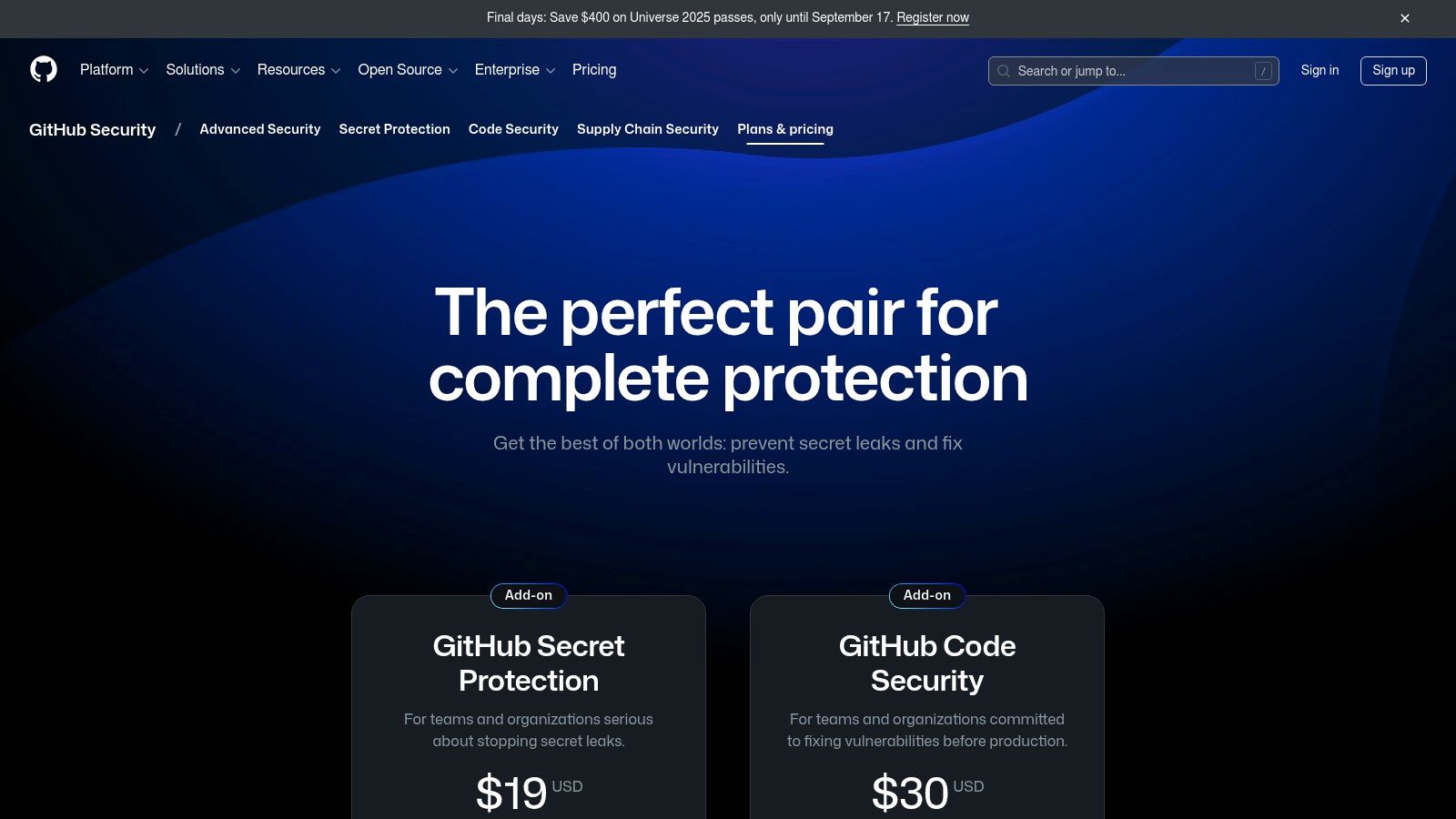 GitHub Advanced Security (Code Security with CodeQL)