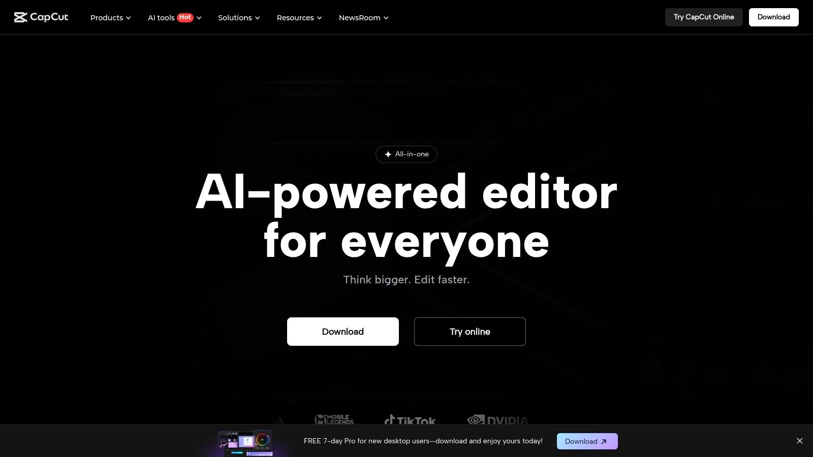 CapCut (including CapCut Commerce Pro)
