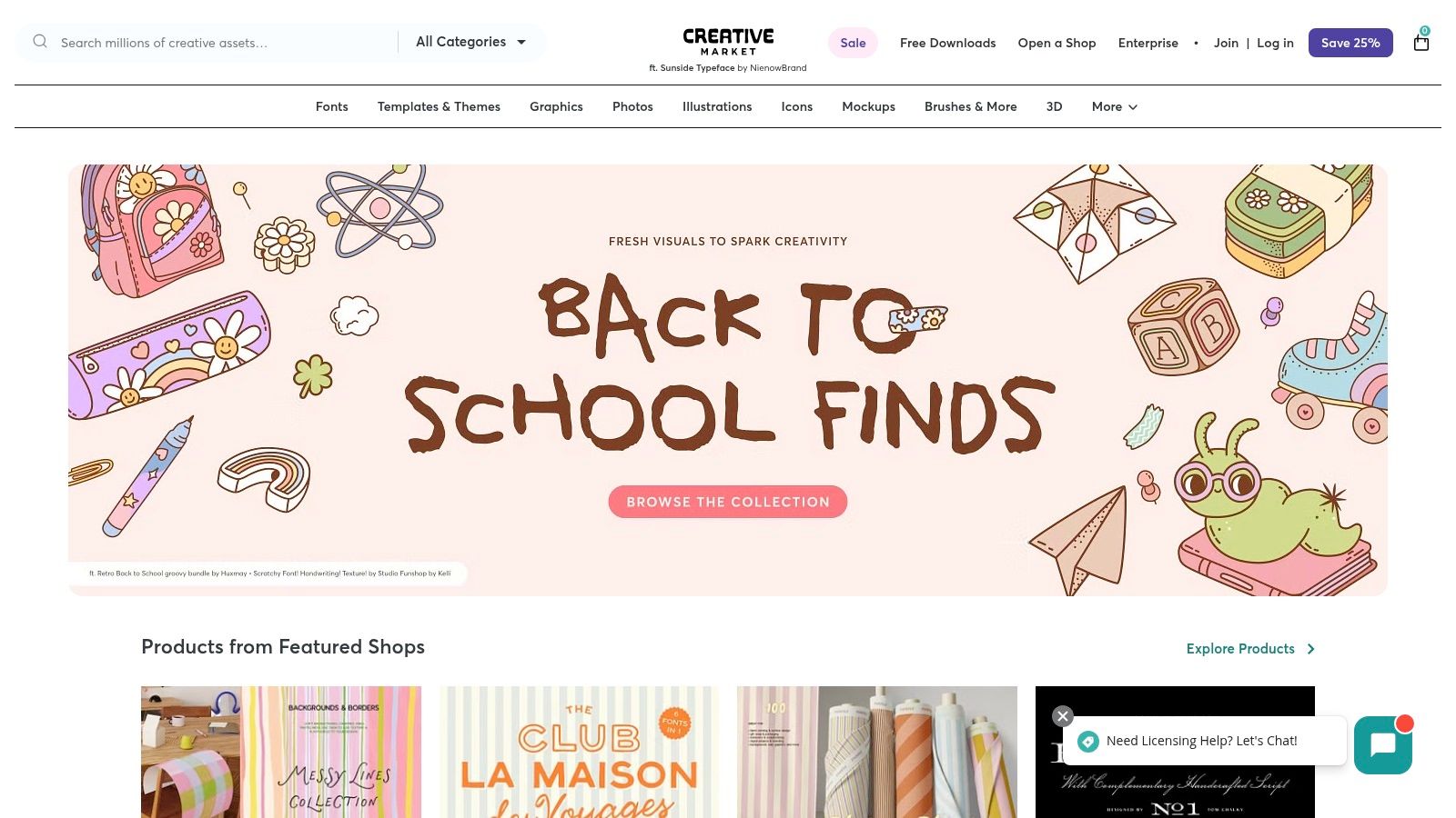 Creative Market social media templates