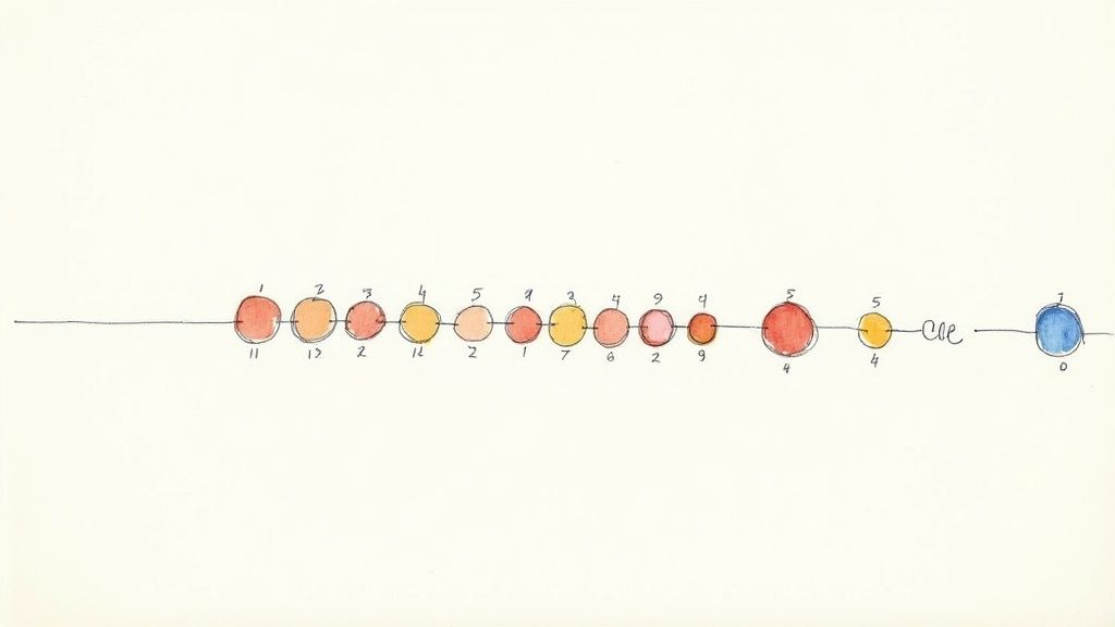 Save the Cat! Beat Sheet infographic showing 15 story beats, their corresponding page numbers for a 110-page script, and their function within the story structure