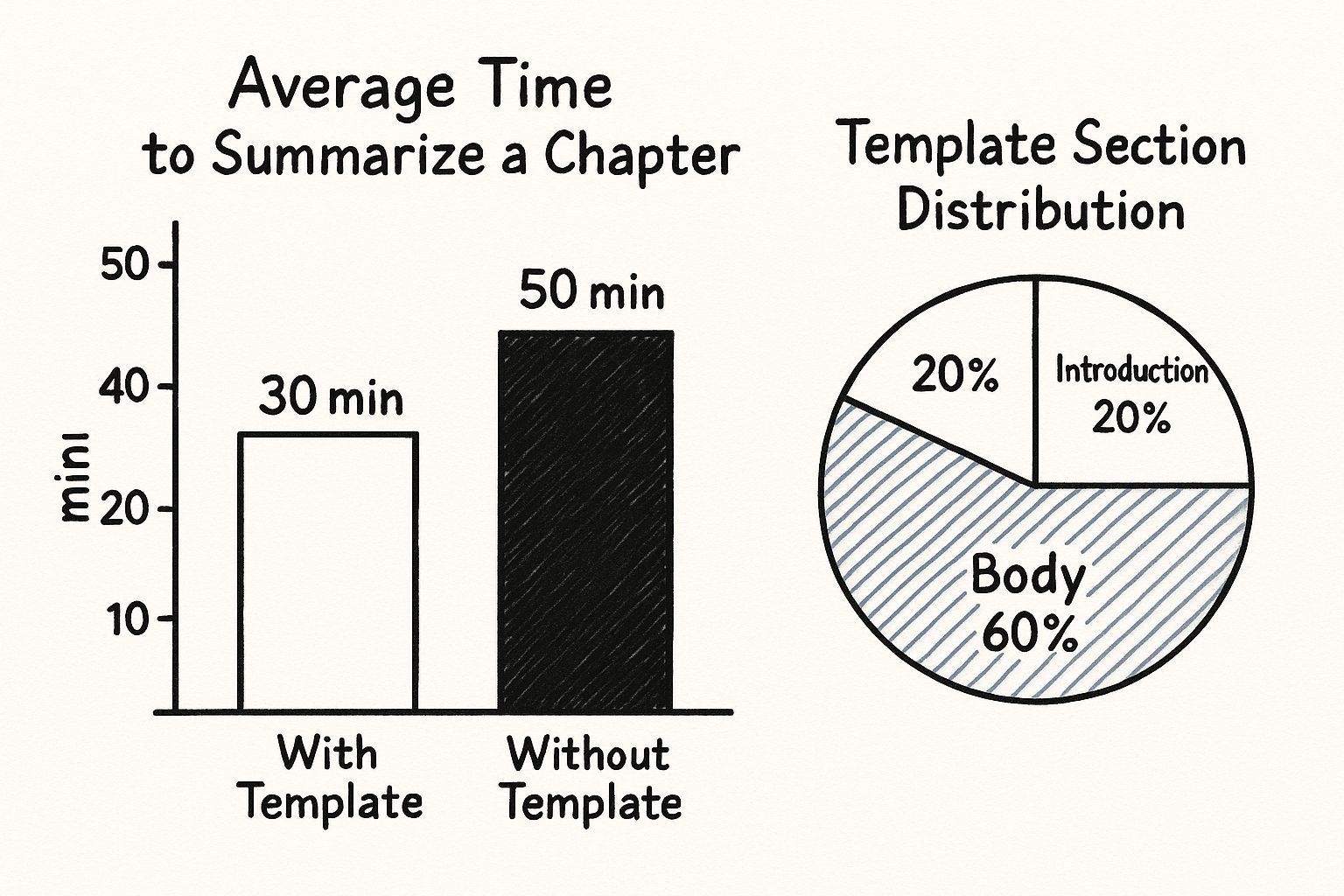 Infographic about book chapter summary template