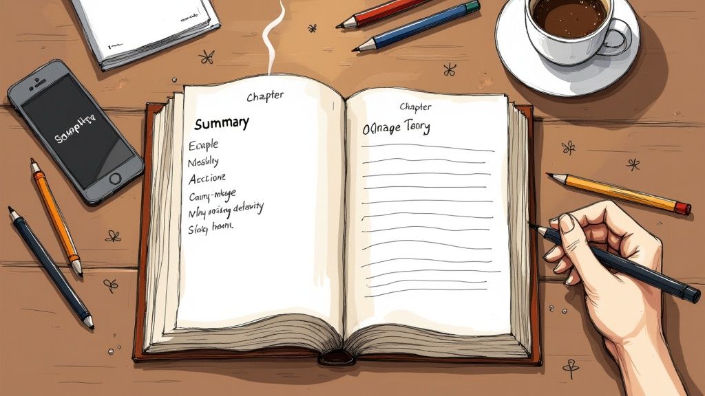 Book Chapter Summary Template | Easy & Effective Guide