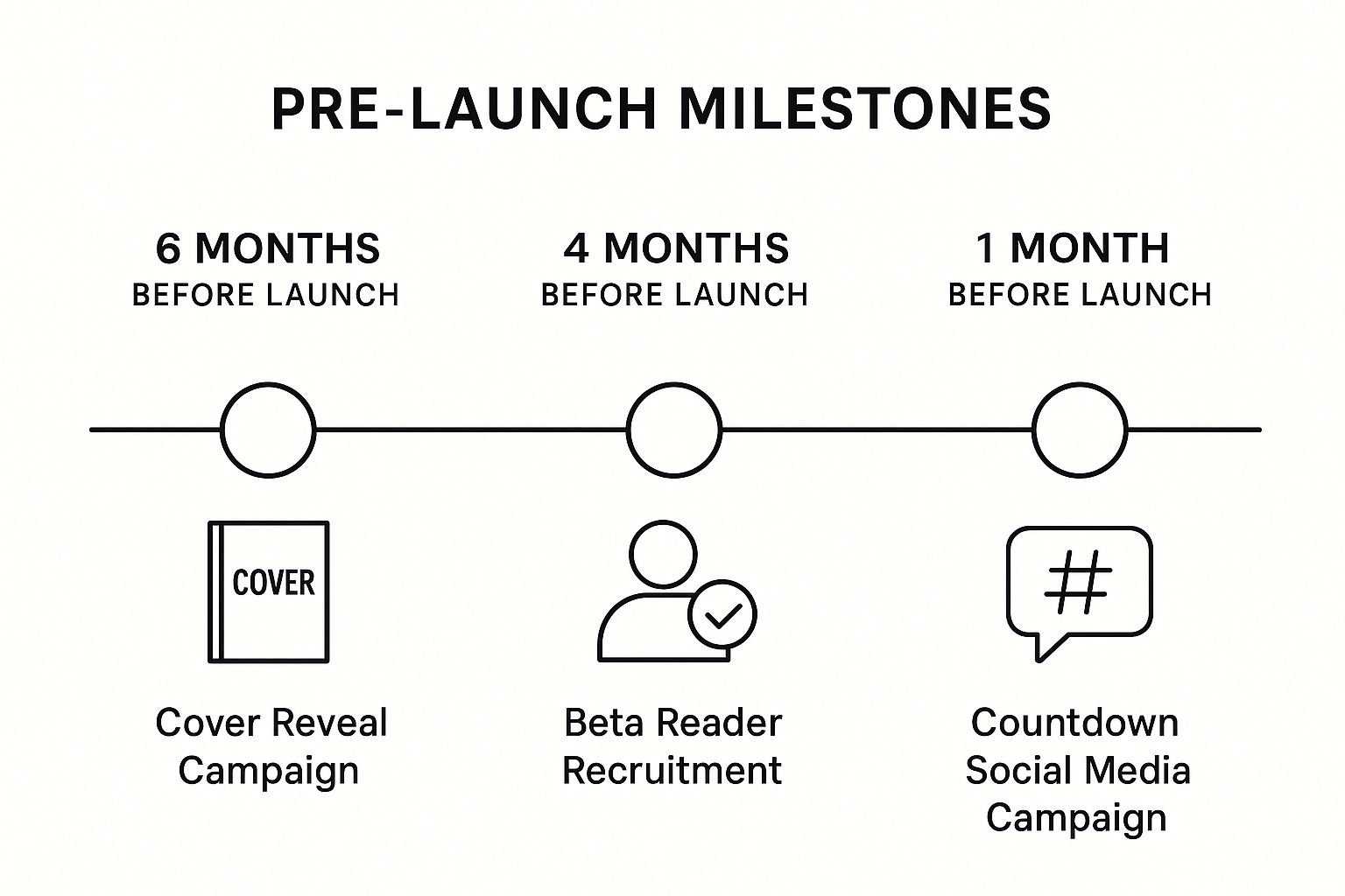 Infographic showing key data about Build Pre-Launch Buzz and Anticipation
