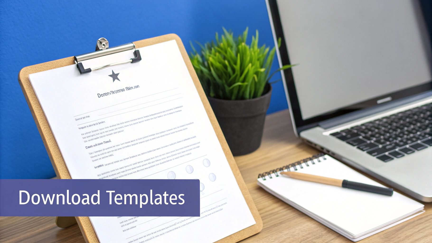 Manager and employee in a performance review meeting, looking at a laptop together