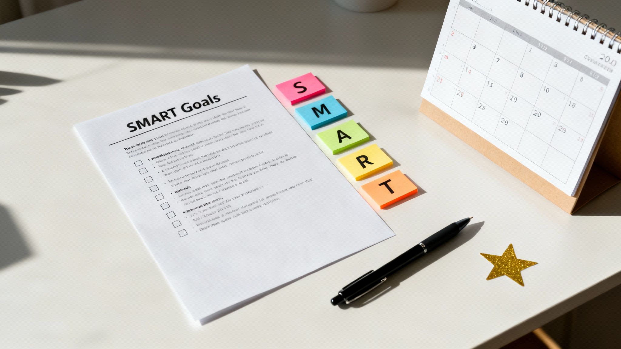 Set Clear, SMART Goals Before the Review Period