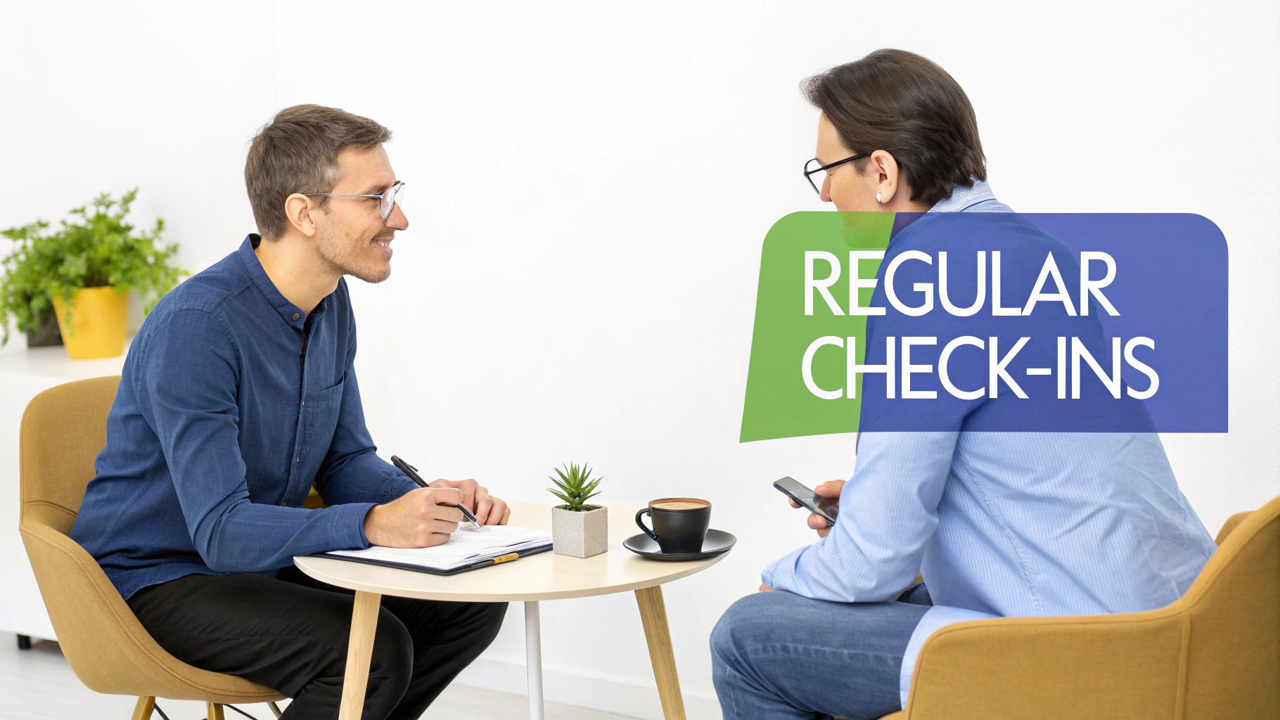 Schedule Regular One-on-one Meetings Before Formal Reviews