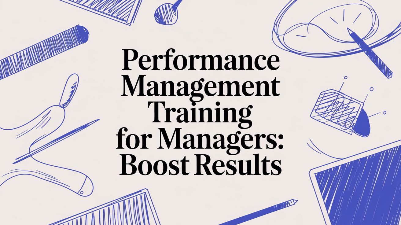 Performance Management Training for Managers: A Practical Guide