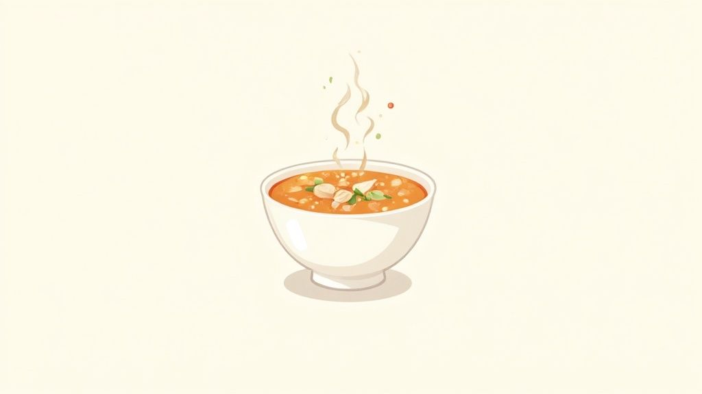 Low FODMAP Chicken and Rice Soup