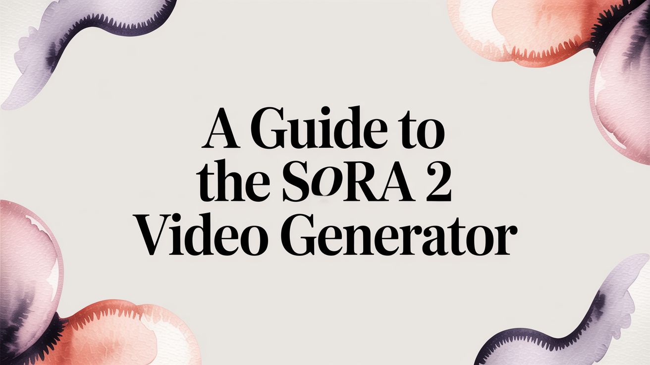 A Guide to the Sora 2 Video Generator