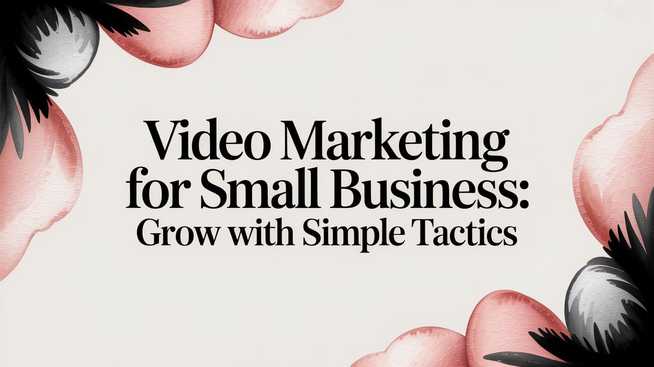 Video Marketing for Small Business: Grow with Simple Tactics