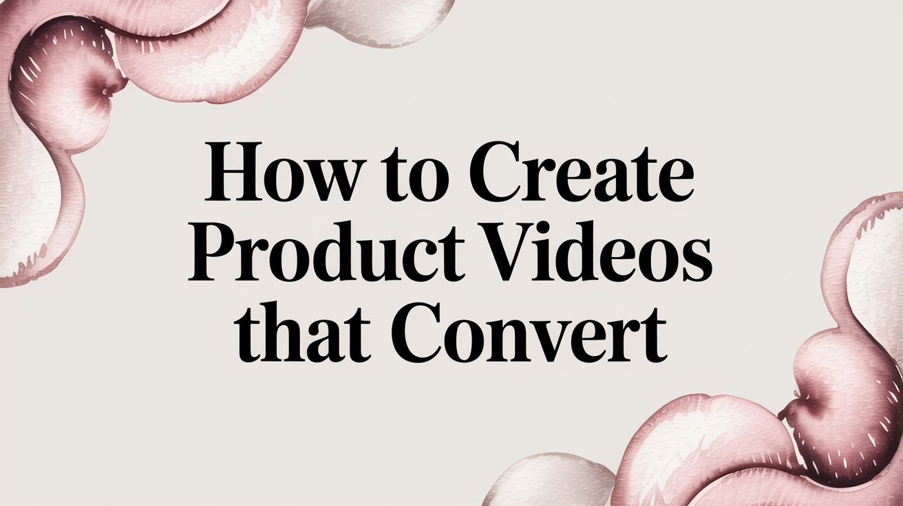 How to Create Product Videos That Convert