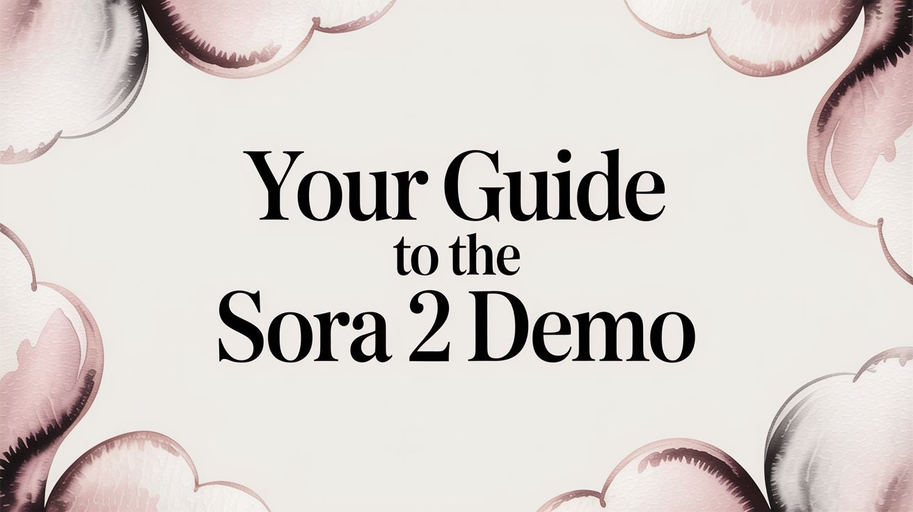 Your Guide to the Sora 2 Demo