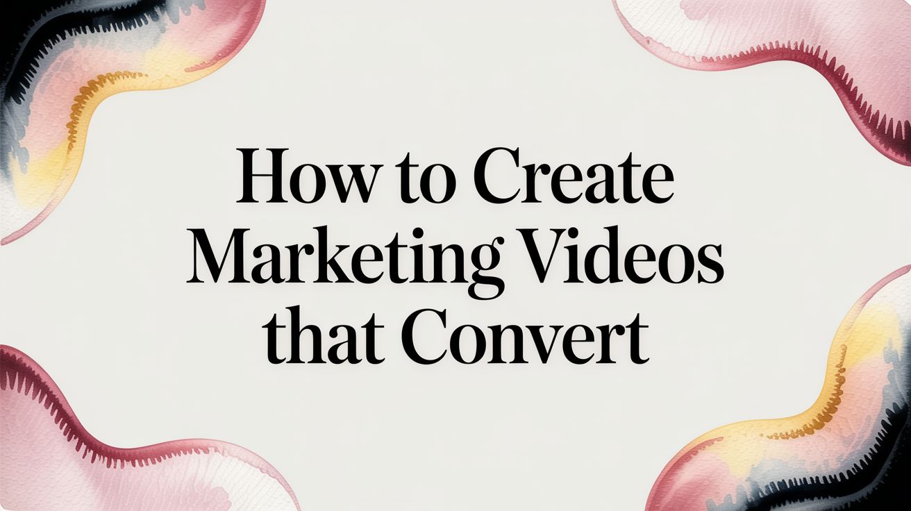 How to Create Marketing Videos That Convert