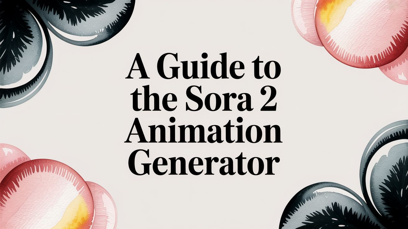 Your Guide to the Sora 2 AI Video Generation Tool
