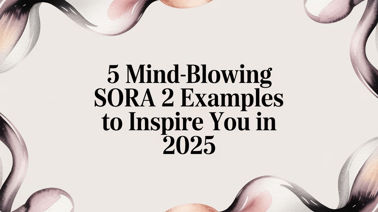 5 Mind-Blowing Sora 2 Examples to Inspire You in 2025