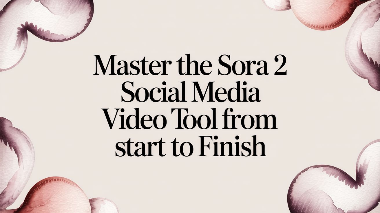 Master the Sora 2 Social Media Video Tool From Start to Finish