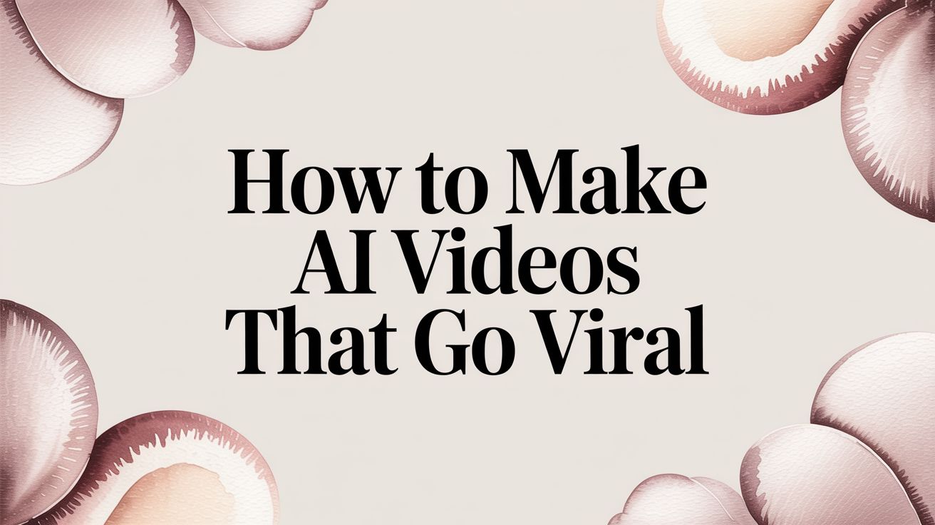 How to Make AI Videos That Go Viral