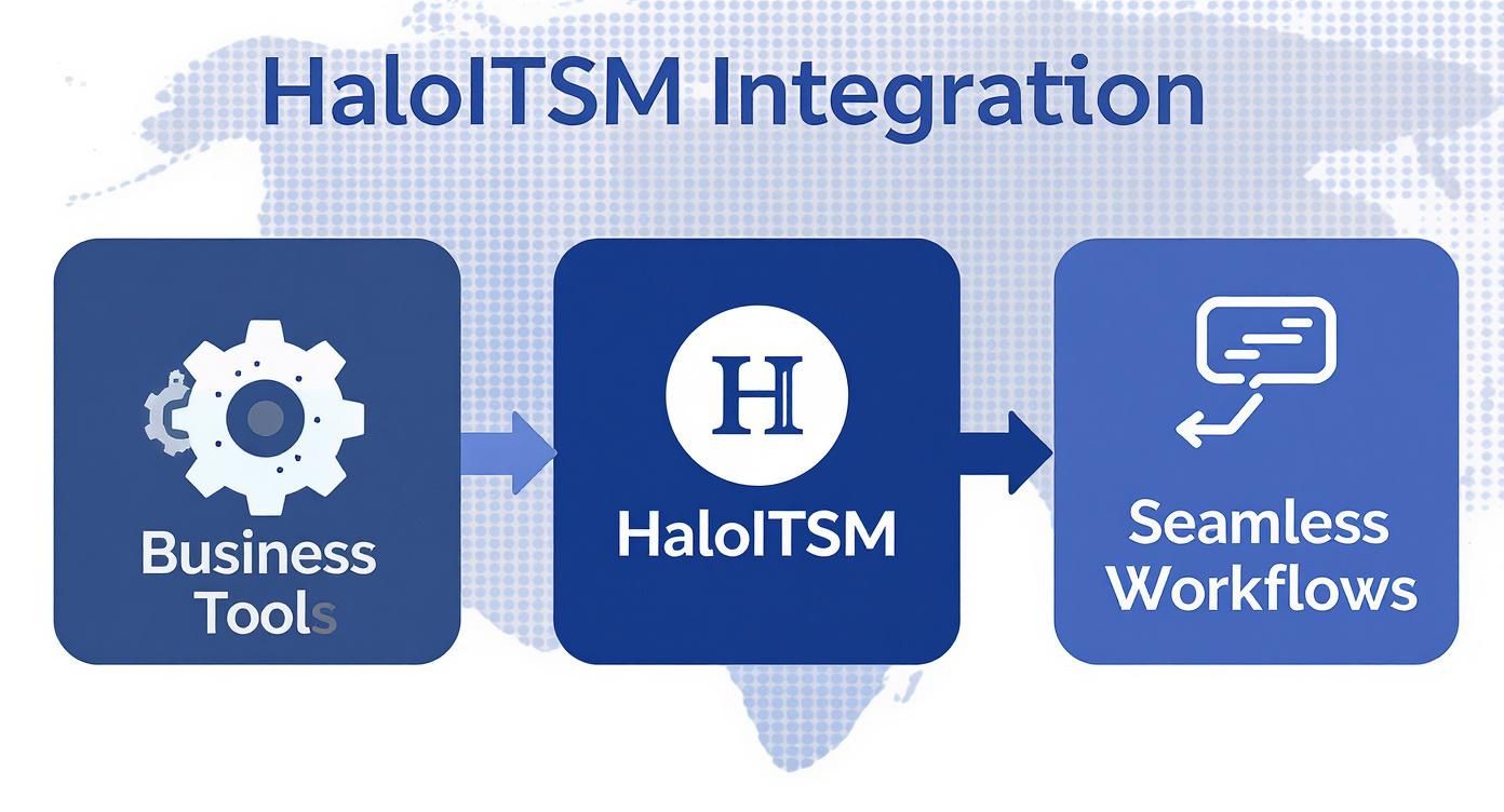 Infographic about itsm halo
