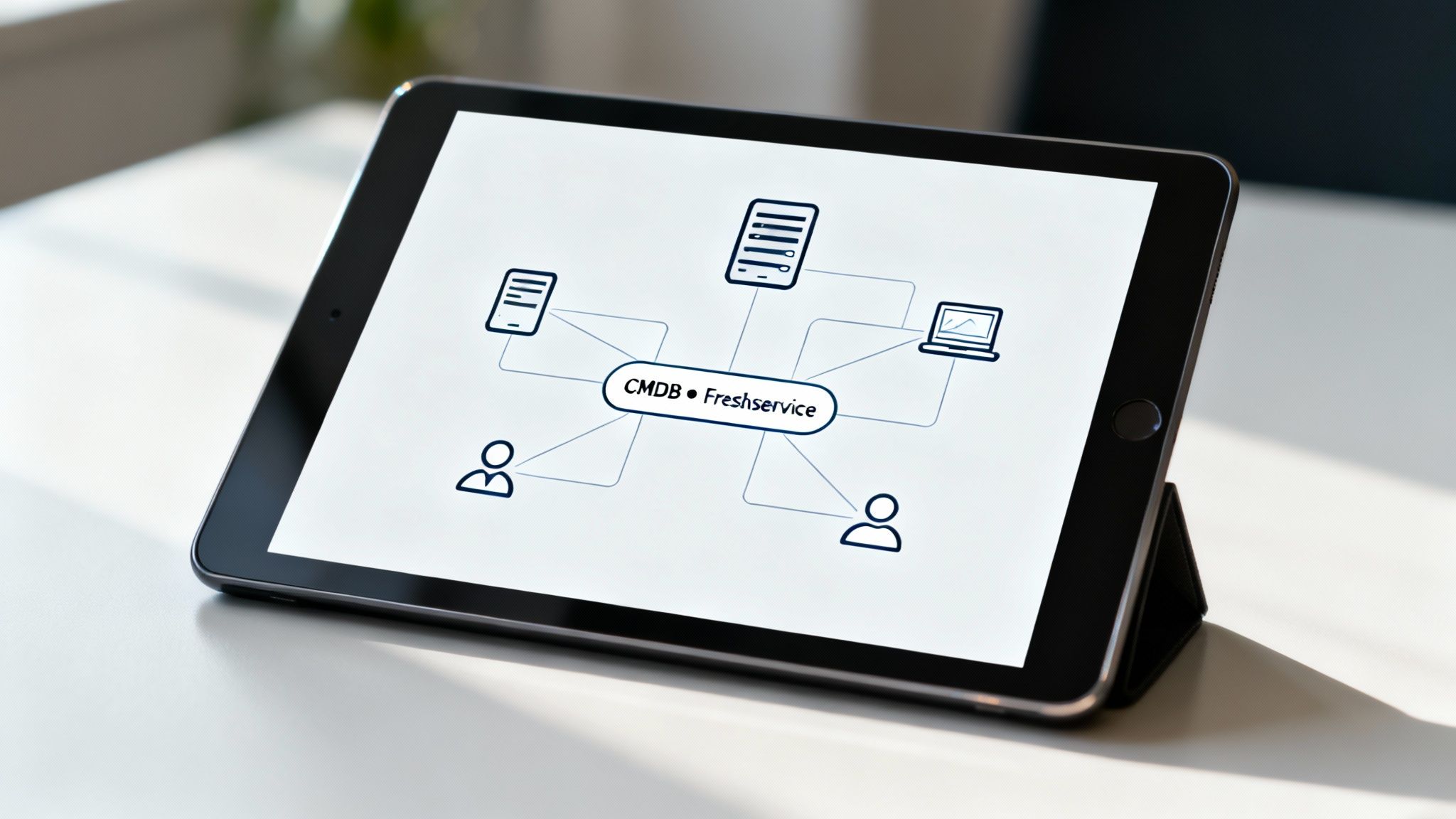Screenshot from https://freshservice.com/cmdb-configuration-management-database