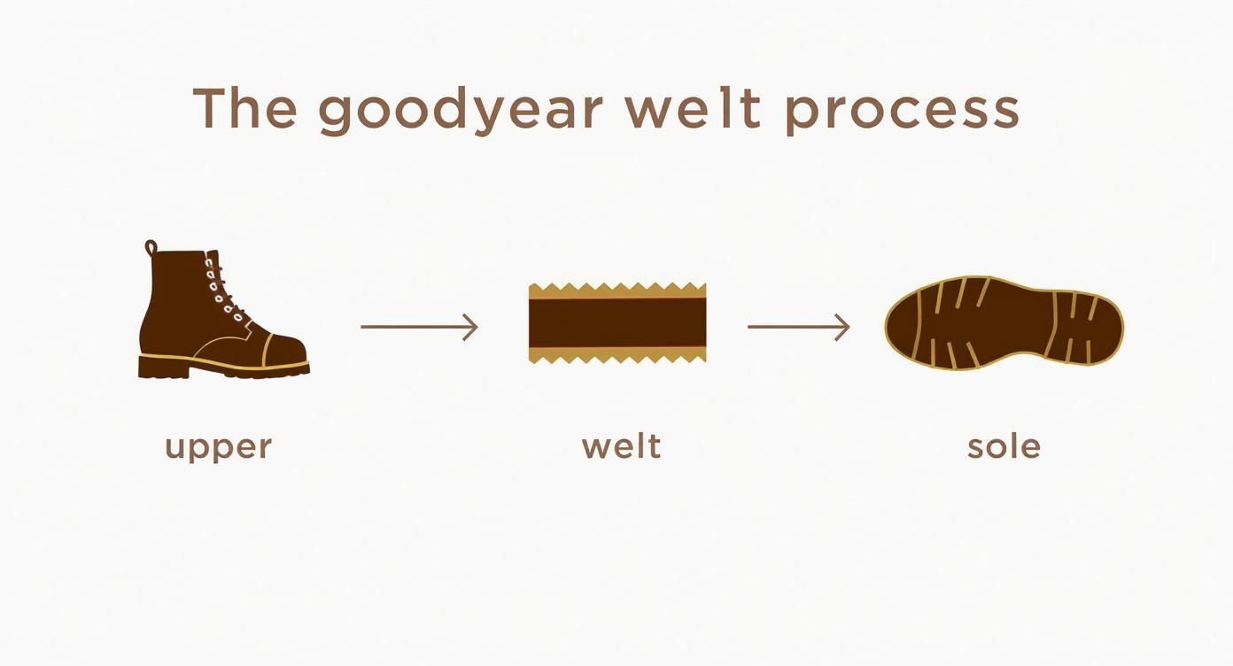 Infographic about goodyear welt
