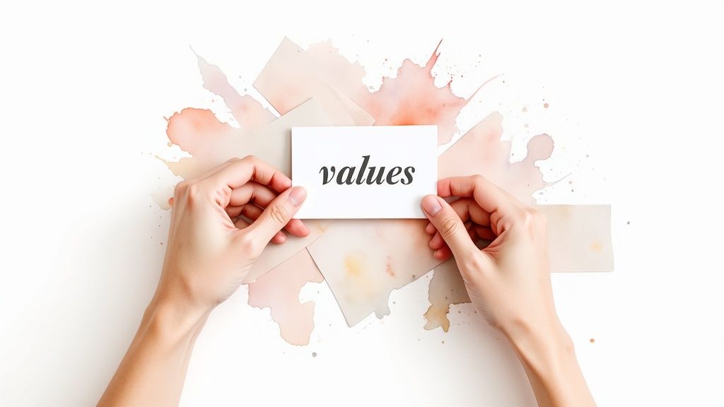 Values Card Sort Exercise