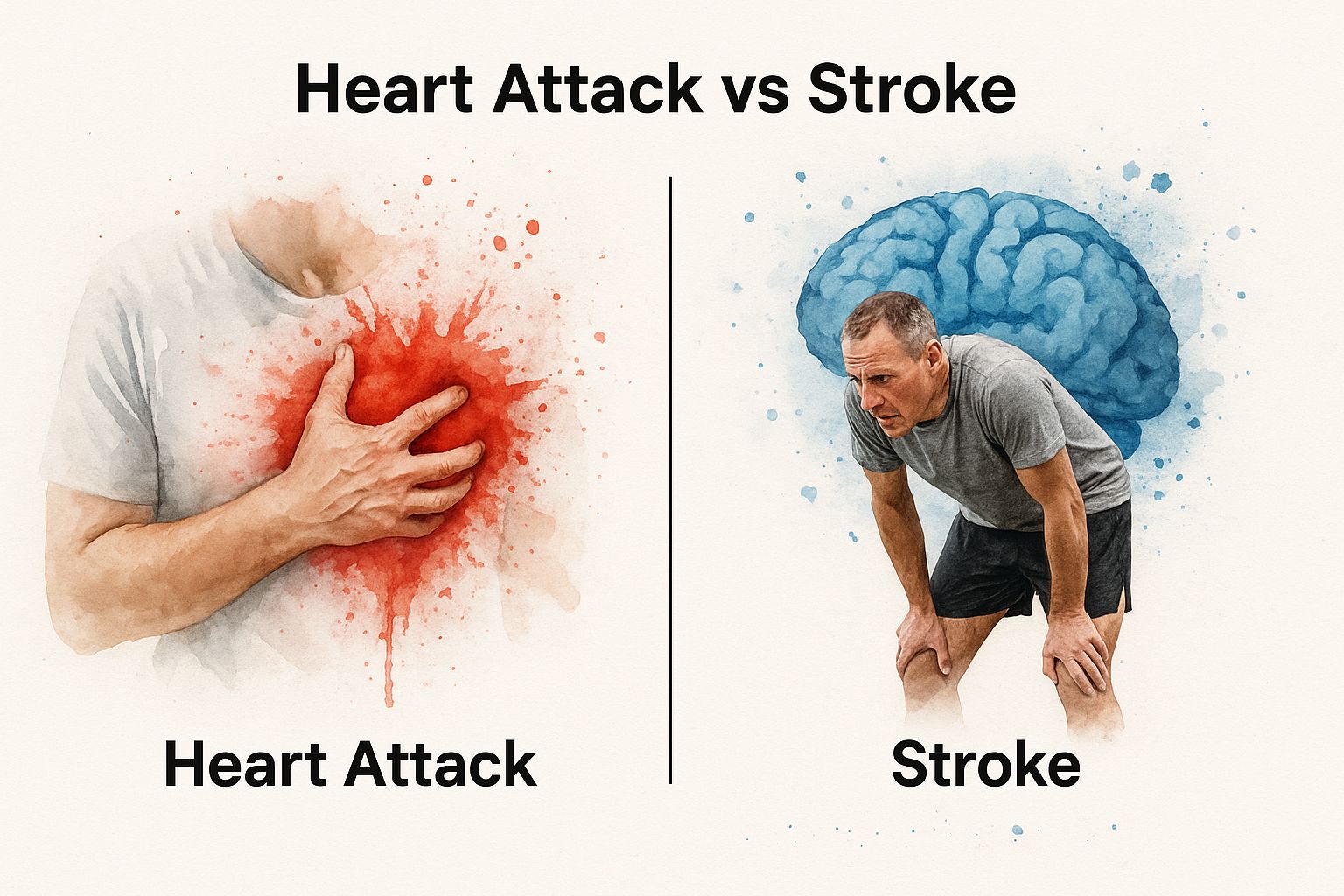 Infographic about panic attack vs heart attack