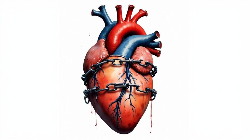 A person's hands clutching their head in distress, symbolizing the internal struggle of anxiety