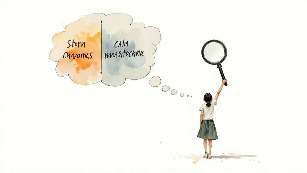 A person's head with interconnected gears and a lightbulb, symbolizing the cognitive processes addressed in CBT.